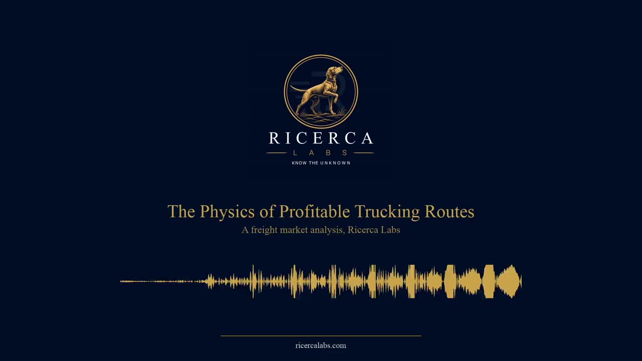 The Physics of Profitable Trucking Routes